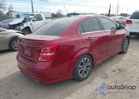 2019 Chevrolet Sonic Lt Auto из США, поврежденный, VIN 1G1JD5SB7K4149059
